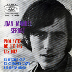 Álbum Poco Antes De Que Den Las Diez de Joan Manuel Serrat