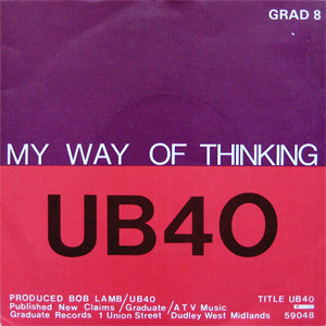 Álbum My Way Of Thinking de UB40